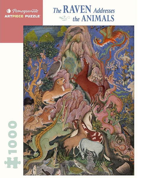 The Raven Addresses the Animals - Pomegranate puzzle collectible [Barcode 9781087500997] - Main Image 2