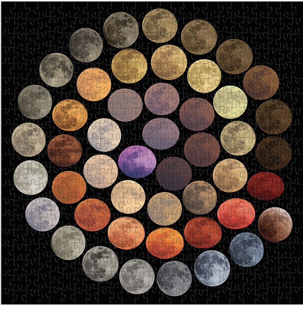 Colors Of The Moon- NFT - Galison puzzle collectible [Barcode 9780735374942] - Main Image 2
