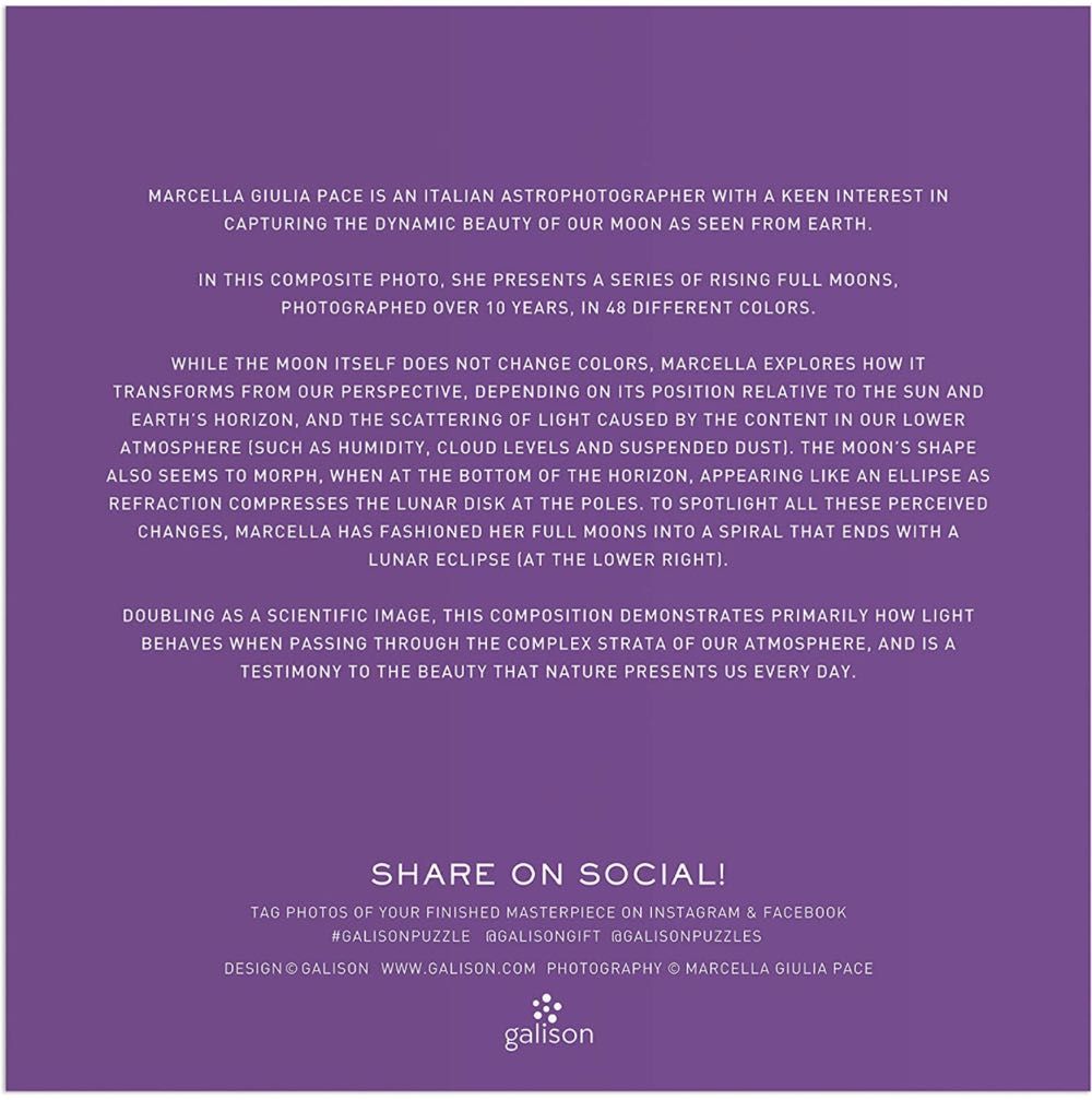 Colors Of The Moon- NFT - Galison puzzle collectible [Barcode 9780735374942] - Main Image 3