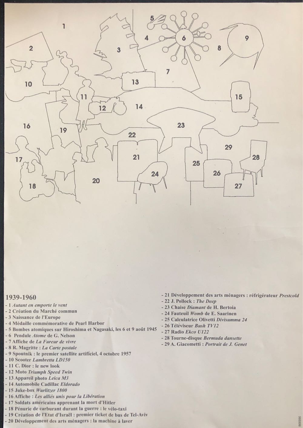 Collection 2000 1939-1960 - Ravensburger/Nathan puzzle collectible [Barcode 4005556874507] - Main Image 3