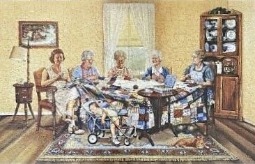 The Gossip Party - SunsOut puzzle collectible [Barcode 796780252028] - Main Image 3