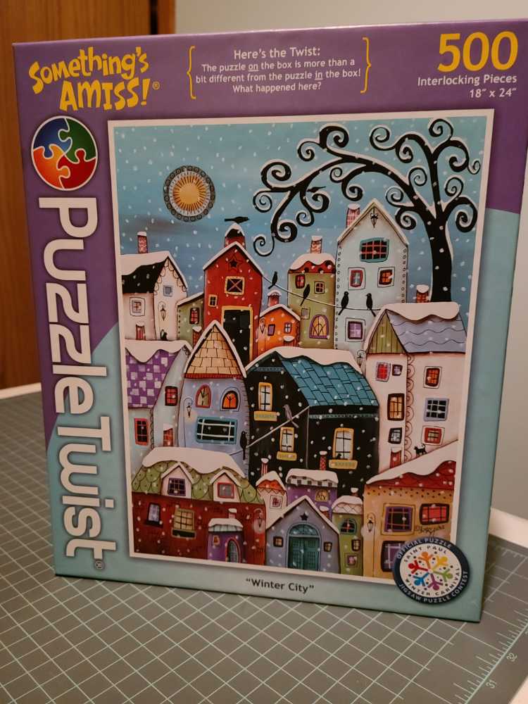 Winter City - Puzzle Twist puzzle collectible [Barcode 614399101417] - Main Image 2