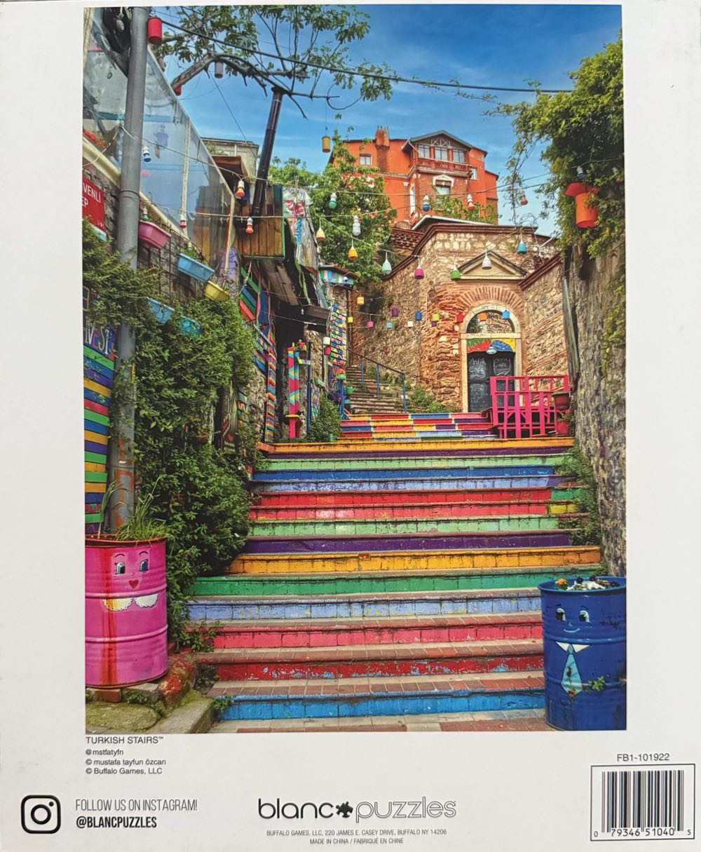 Turkish Stairs - Blanc By Buffalo puzzle collectible [Barcode 079346510405] - Main Image 3