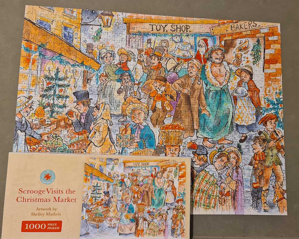*Scrooge Visits The Christmas Market 😁 COMPLETED 29/12/2022 - All Jigsaw Puzzles puzzle collectible - Main Image 3