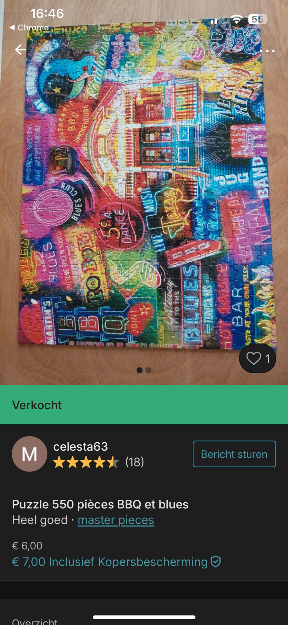 Good Eats BBQ And Blues - Master Pieces puzzle collectible [Barcode 705988321160] - Main Image 4