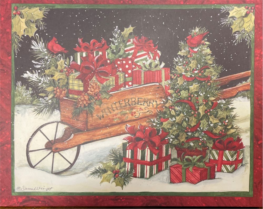 1988 Christmas Barbie Puzzle