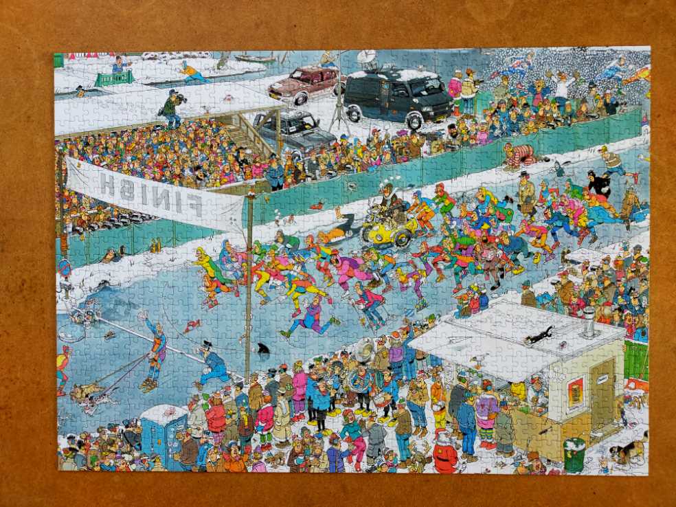 Jan van Haasteren. De Elfstedentocht  - Jumbo puzzle collectible - Main Image 2