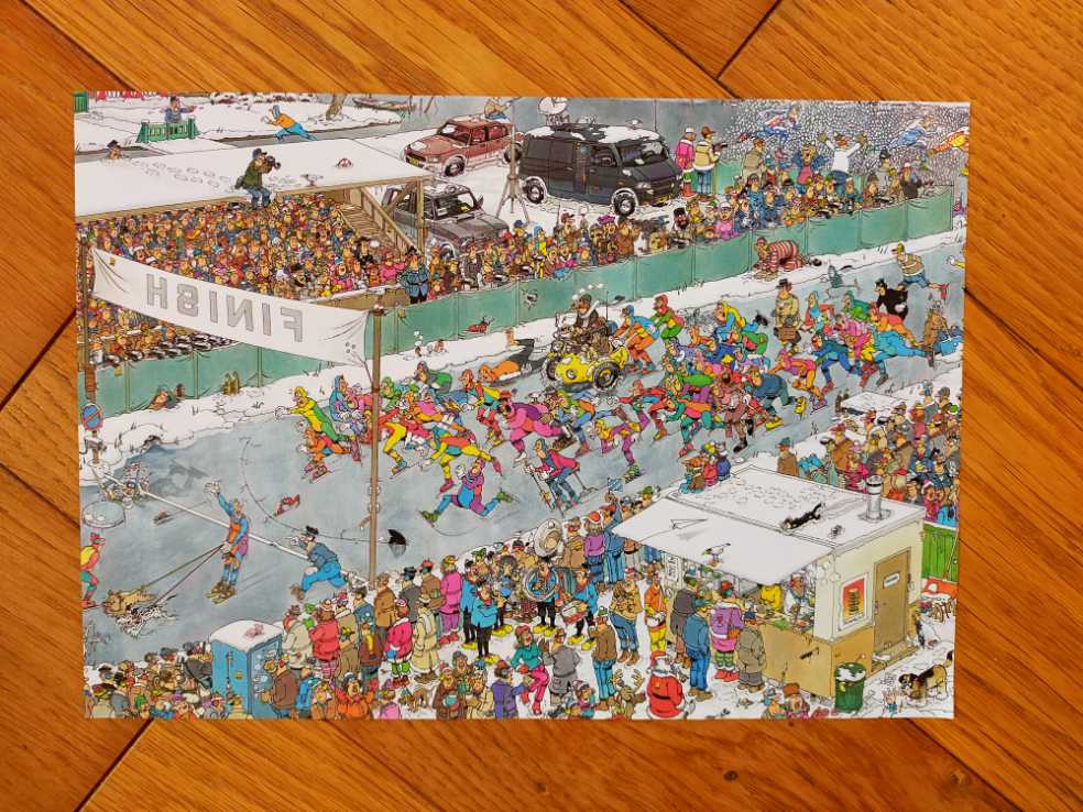 Jan van Haasteren. De Elfstedentocht  - Jumbo puzzle collectible - Main Image 3