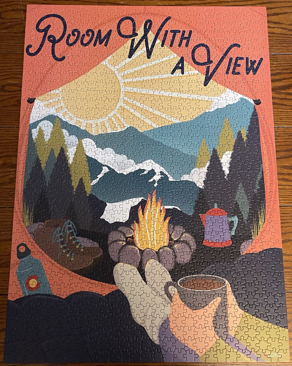 *Room With a View - Ceaco puzzle collectible [Barcode 021081310642] - Main Image 2