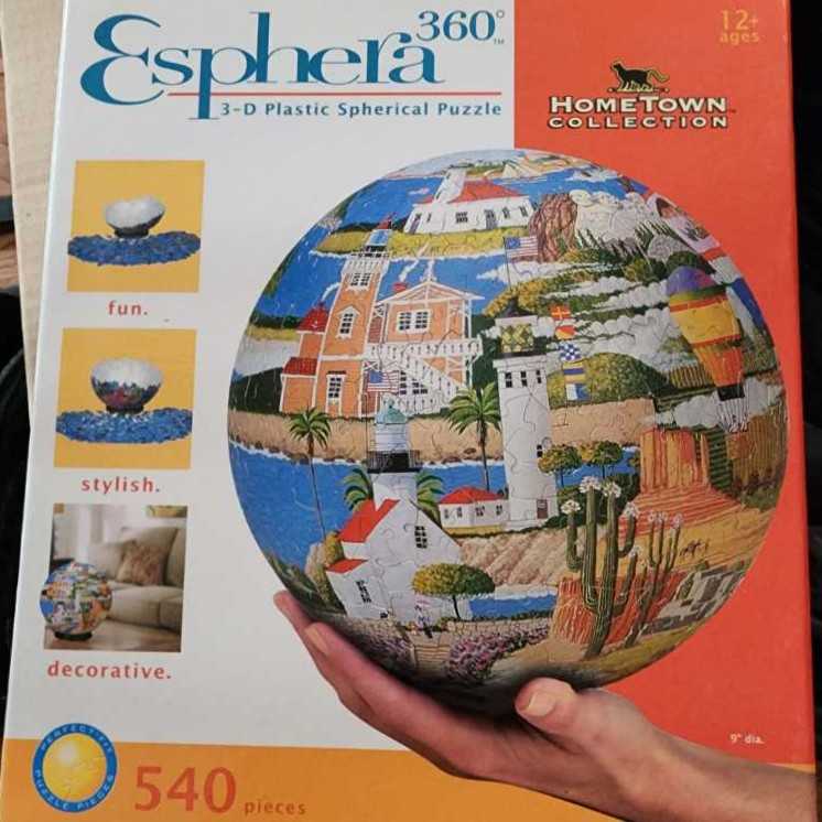 Esphera 360 3 D Plastic Spherical Puzzle Hometown Collection New - Esphera 360 puzzle collectible [Barcode 072348973247] - Main Image 2
