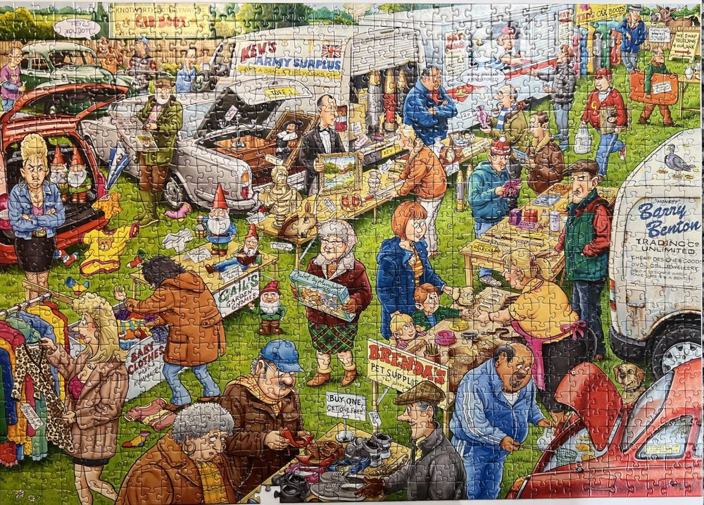 Knotworth Bothrynwithe Car Boot - Ravensburger puzzle collectible [Barcode 4005556191062] - Main Image 2