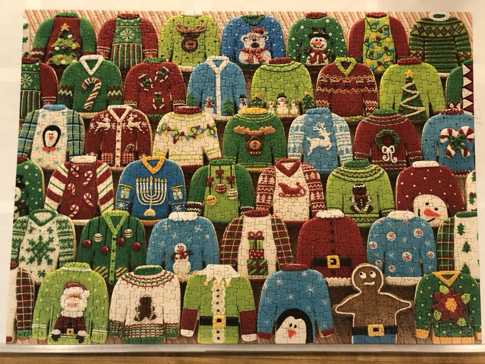 Ugly Christmas Sweaters - Cobble Hill puzzle collectible - Main Image 2