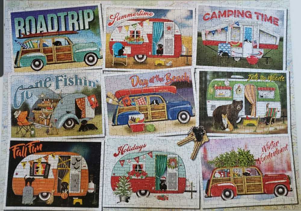 Road Trip - Cobble Hill Puzzle Company puzzle collectible - Main Image 2