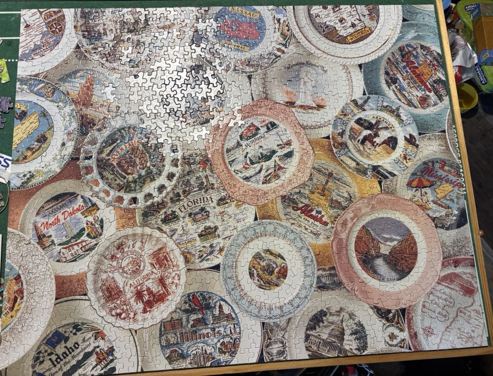 Souvenir Plates From Sea To Sea - Springbok puzzle collectible - Main Image 4
