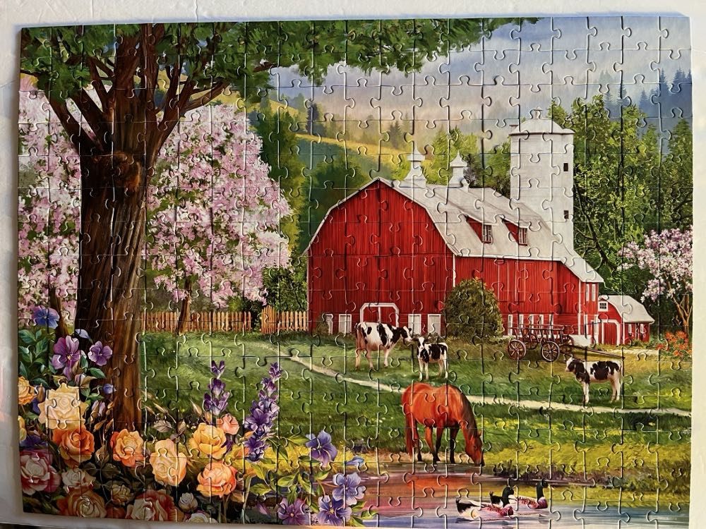 SOLD Spring Morning - Rose Art puzzle collectible [Barcode 4895145432689] - Main Image 3
