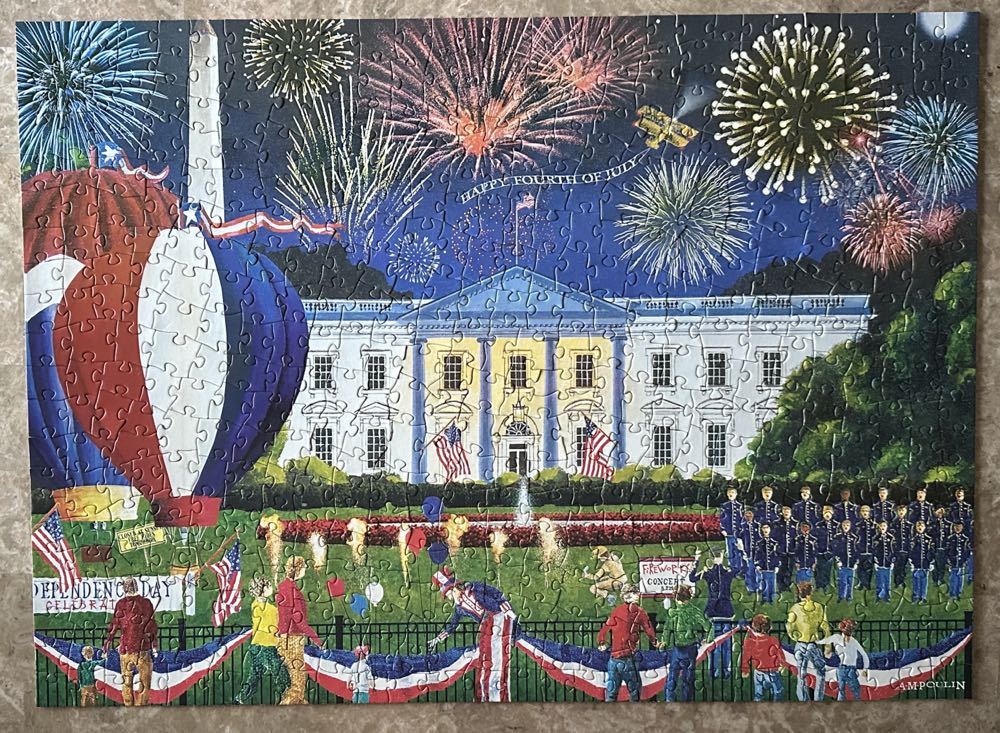 White House Fireworks - MasterPieces puzzle collectible [Barcode 705988322501] - Main Image 3