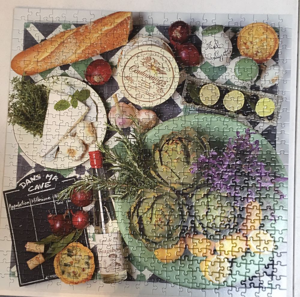 Cheese And Artichokes - Ravenburger puzzle collectible - Main Image 1