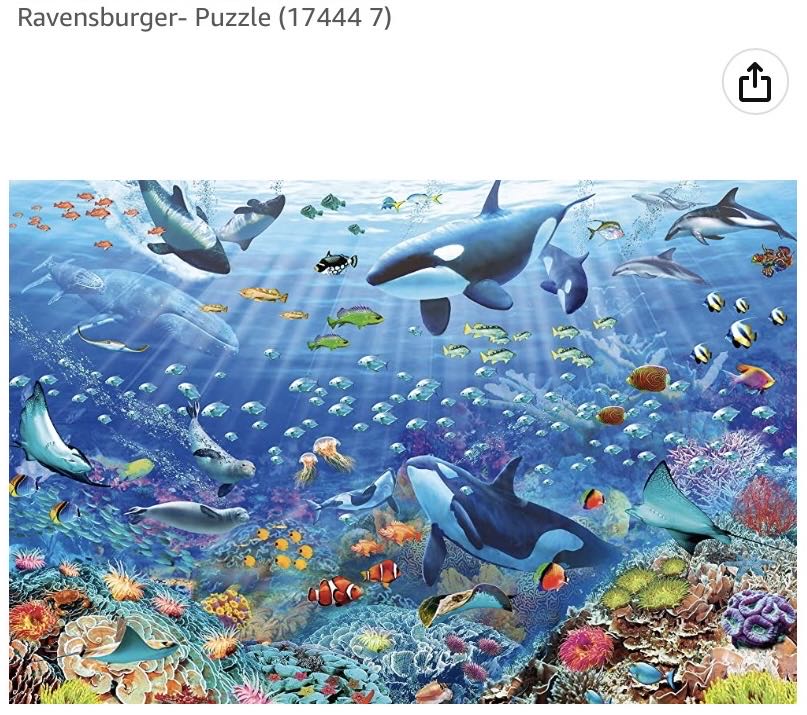 Ravensburger - Underwater Fun / Colourful Underwater World - Ravenburger puzzle collectible - Main Image 2