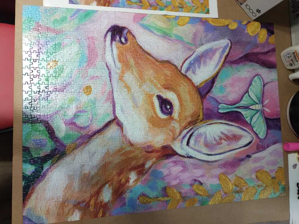 Luna and Fawn - Buffalo puzzle collectible [Barcode 079346132058] - Main Image 2