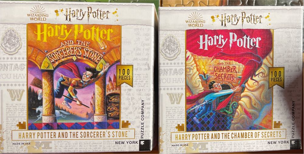 New York Puzzle Company Harry Potter Harry Potter Mini Puzzle Collector’s Set Mini Puzzle Set  puzzle collectible [Barcode 819844012946] - Main Image 2