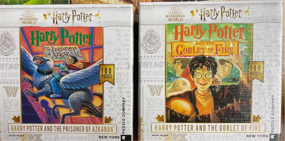 New York Puzzle Company Harry Potter Harry Potter Mini Puzzle Collector’s Set Mini Puzzle Set  puzzle collectible [Barcode 819844012946] - Main Image 3