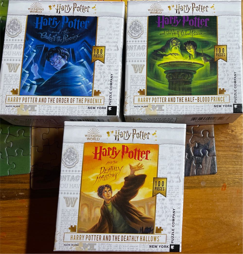New York Puzzle Company Harry Potter Harry Potter Mini Puzzle Collector’s Set Mini Puzzle Set  puzzle collectible [Barcode 819844012946] - Main Image 4
