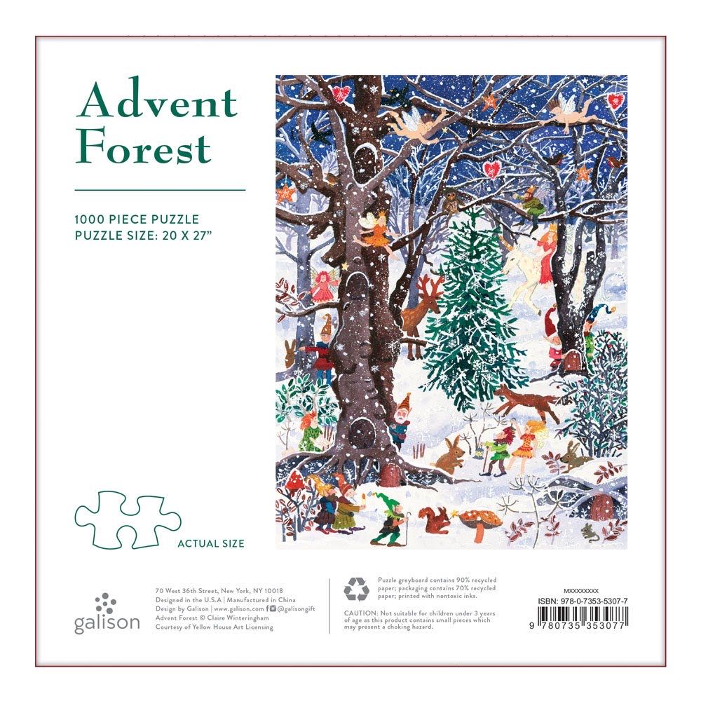 Advent Forest - Galison puzzle collectible [Barcode 9780735368385] - Main Image 3
