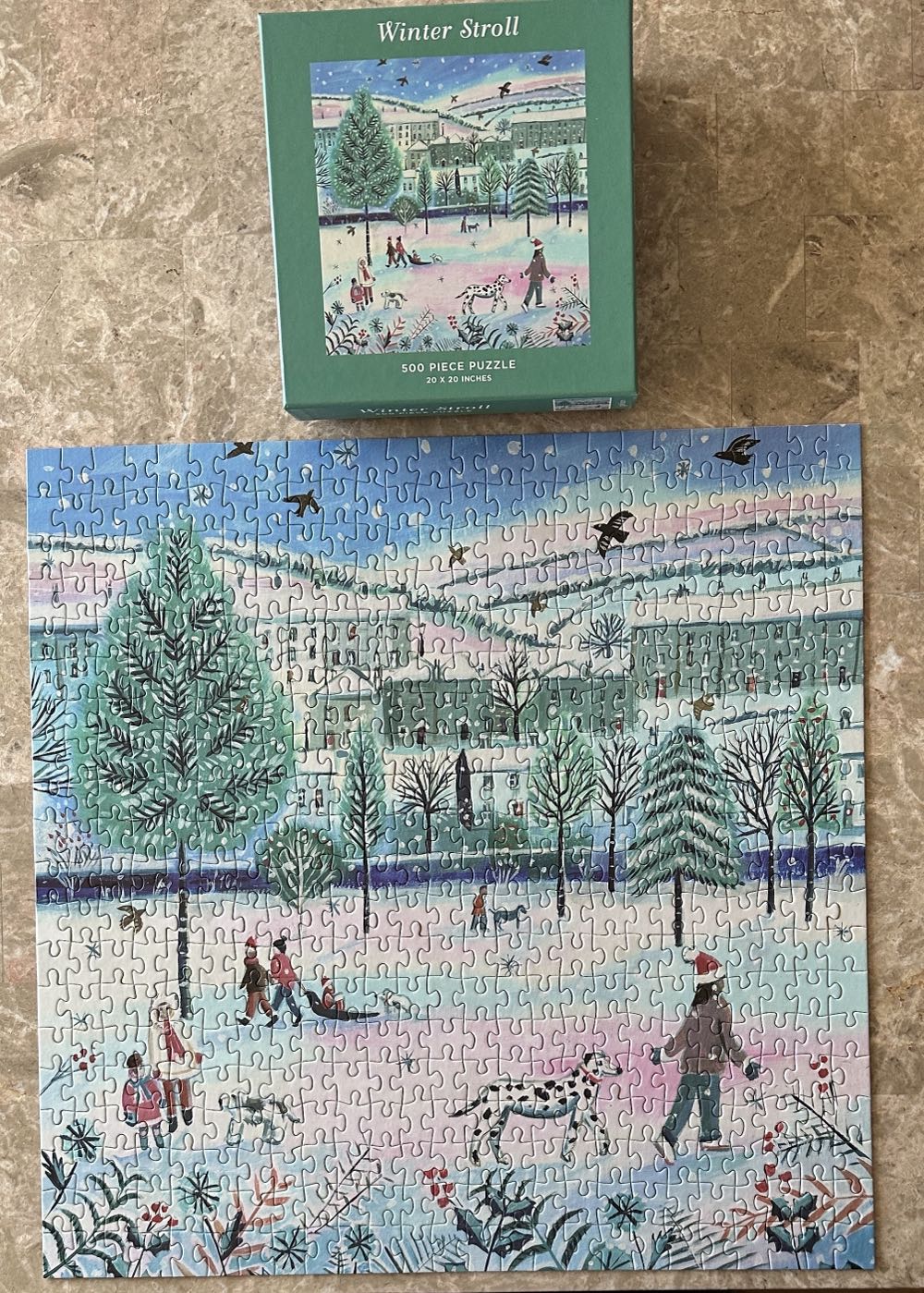 Winter Stroll - Galison puzzle collectible [Barcode 9780735372061] - Main Image 2