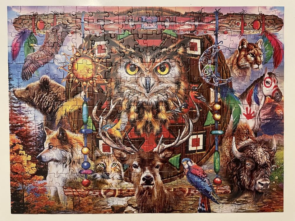 Animal Totems (TE KOOP €6,00) - MasterPieces puzzle collectible [Barcode 705988320354] - Main Image 2