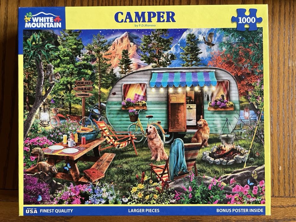 Camper - White Mountain puzzle collectible [Barcode 724819265770] - Main Image 2