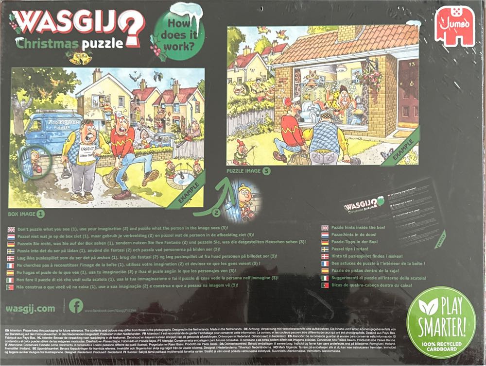 Wasgij Christmas 18: Gingerbread Showstopper - Jumbo puzzle collectible [Barcode 8710126250174] - Main Image 2