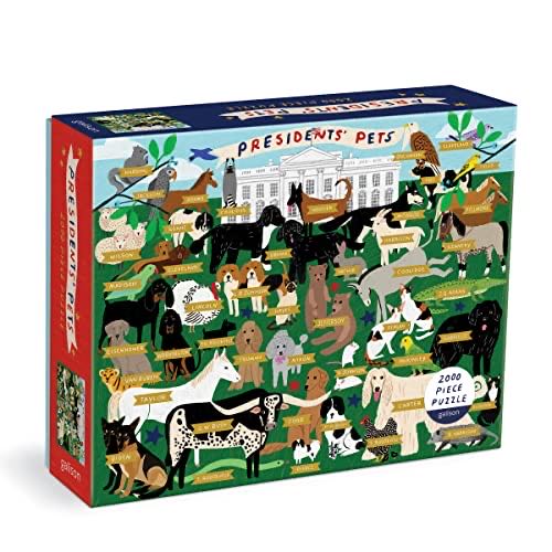 President’s Pets - Galison puzzle collectible [Barcode 9780735372016] - Main Image 1