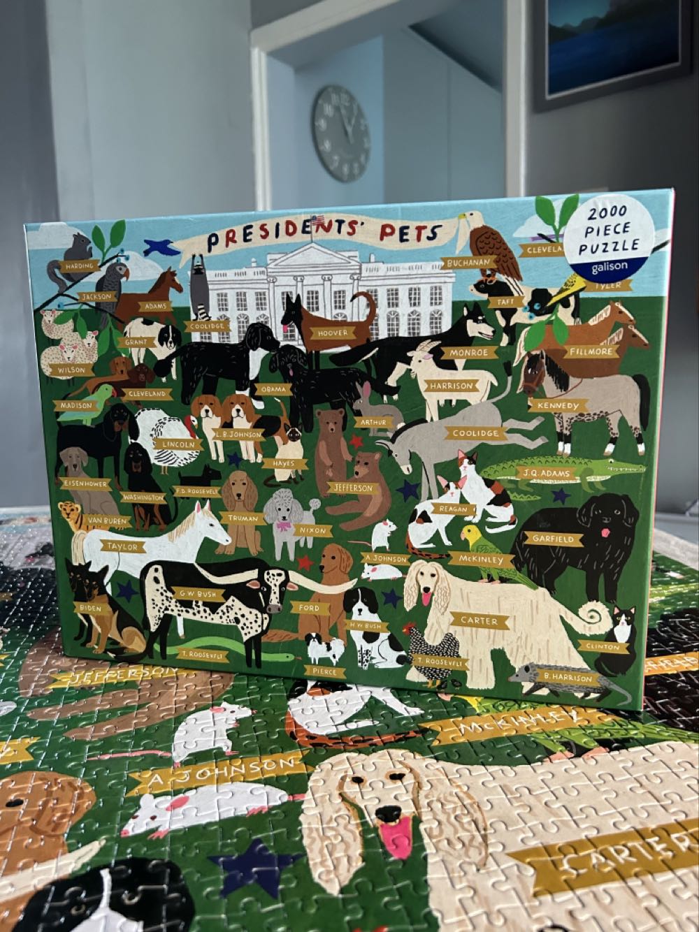 President’s Pets - Galison puzzle collectible [Barcode 9780735372016] - Main Image 2