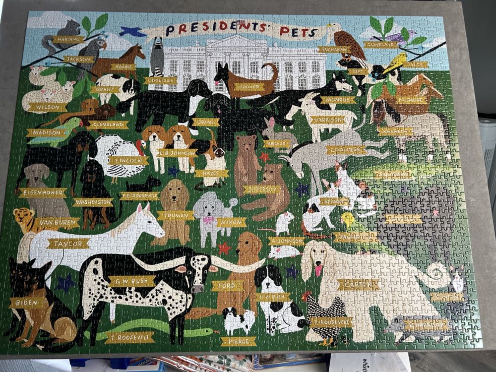 President’s Pets - Galison puzzle collectible [Barcode 9780735372016] - Main Image 3