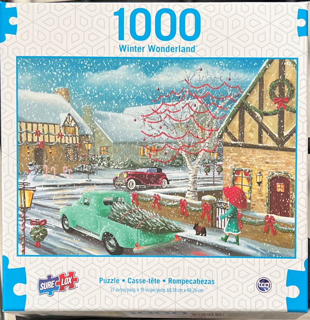 New York Puzzle Company Country Town Jigsaw Puzzle