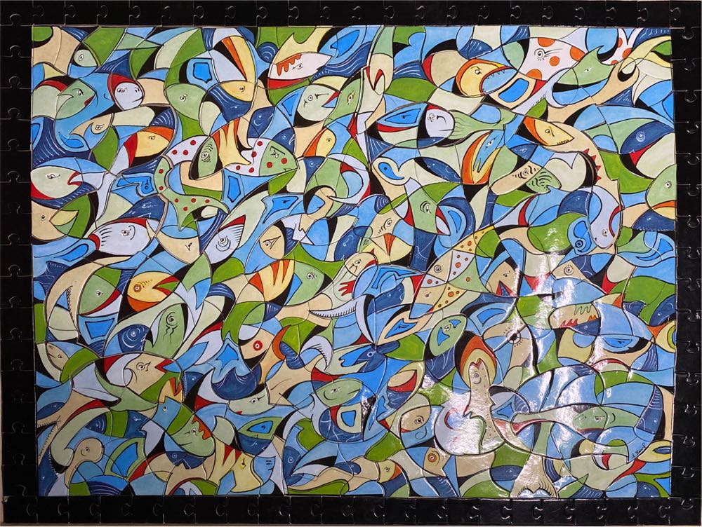 Fishery - Added IPDb - Great American Puzzle Factory puzzle collectible [Barcode 010563087929] - Main Image 2