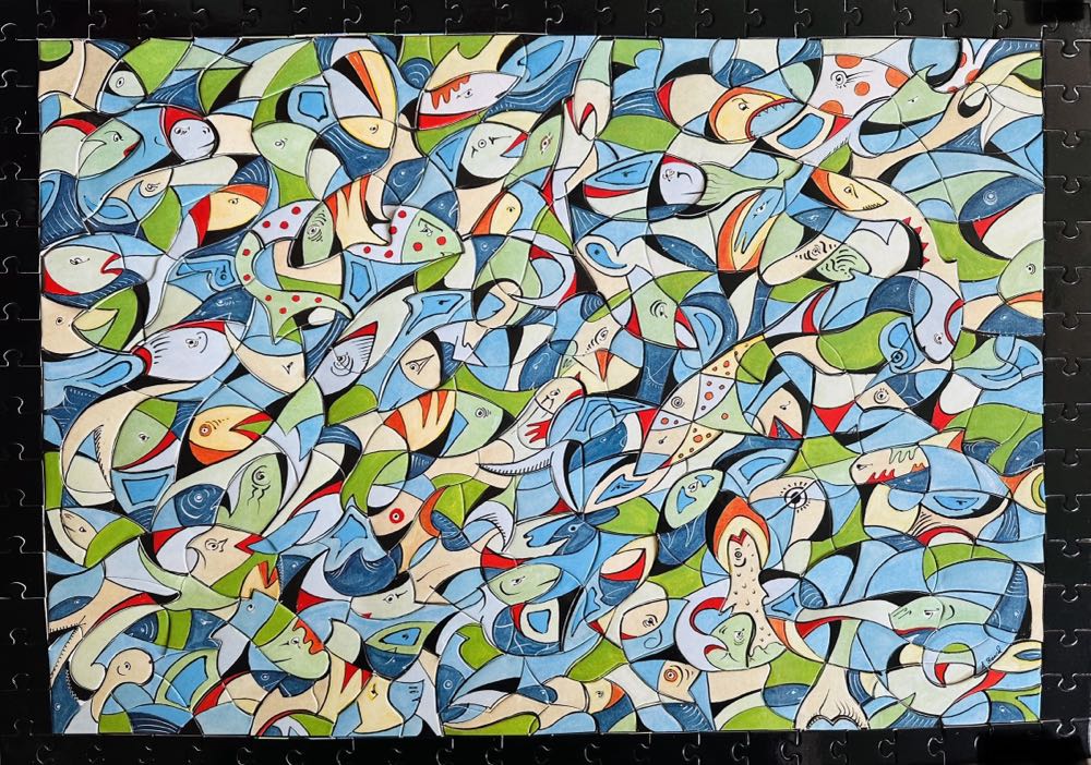 Fishery - Added IPDb - Great American Puzzle Factory puzzle collectible [Barcode 010563087929] - Main Image 4