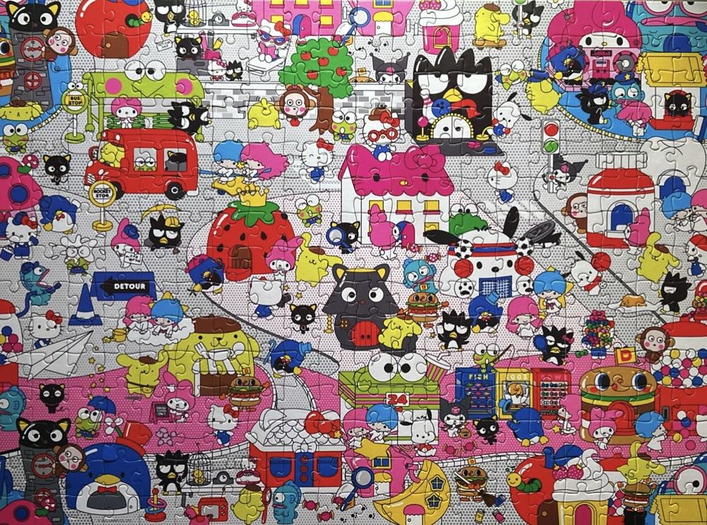 Hello Kitty And Friends - Roseart puzzle collectible [Barcode 4895145432924] - Main Image 2