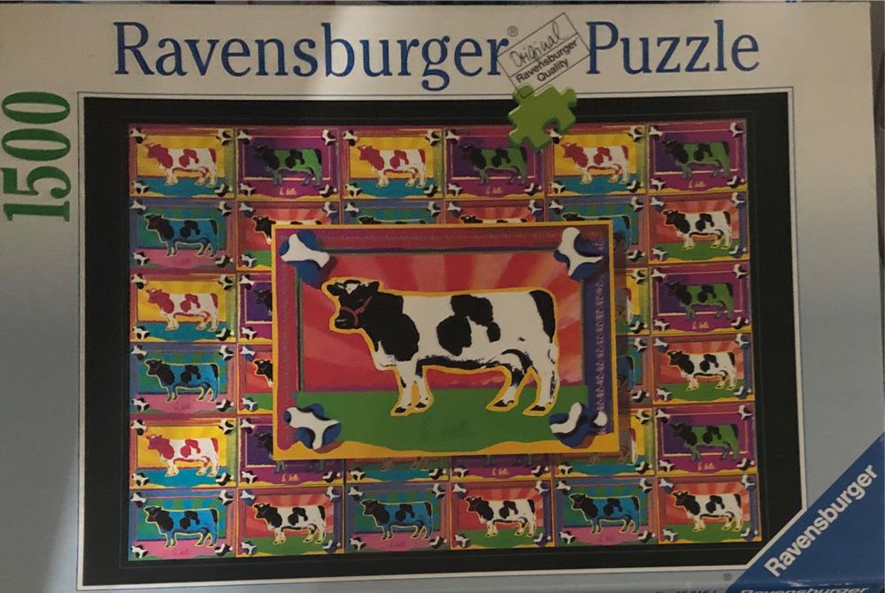 1500.1 - Rainbow Cow* - Ravensburger puzzle collectible [Barcode 4005556162161] - Main Image 2