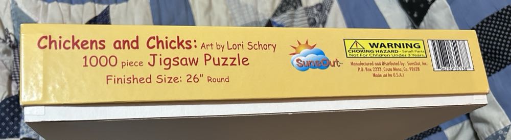 Chickens And Chicks - Sold - SunsOut puzzle collectible [Barcode 796780351387] - Main Image 2