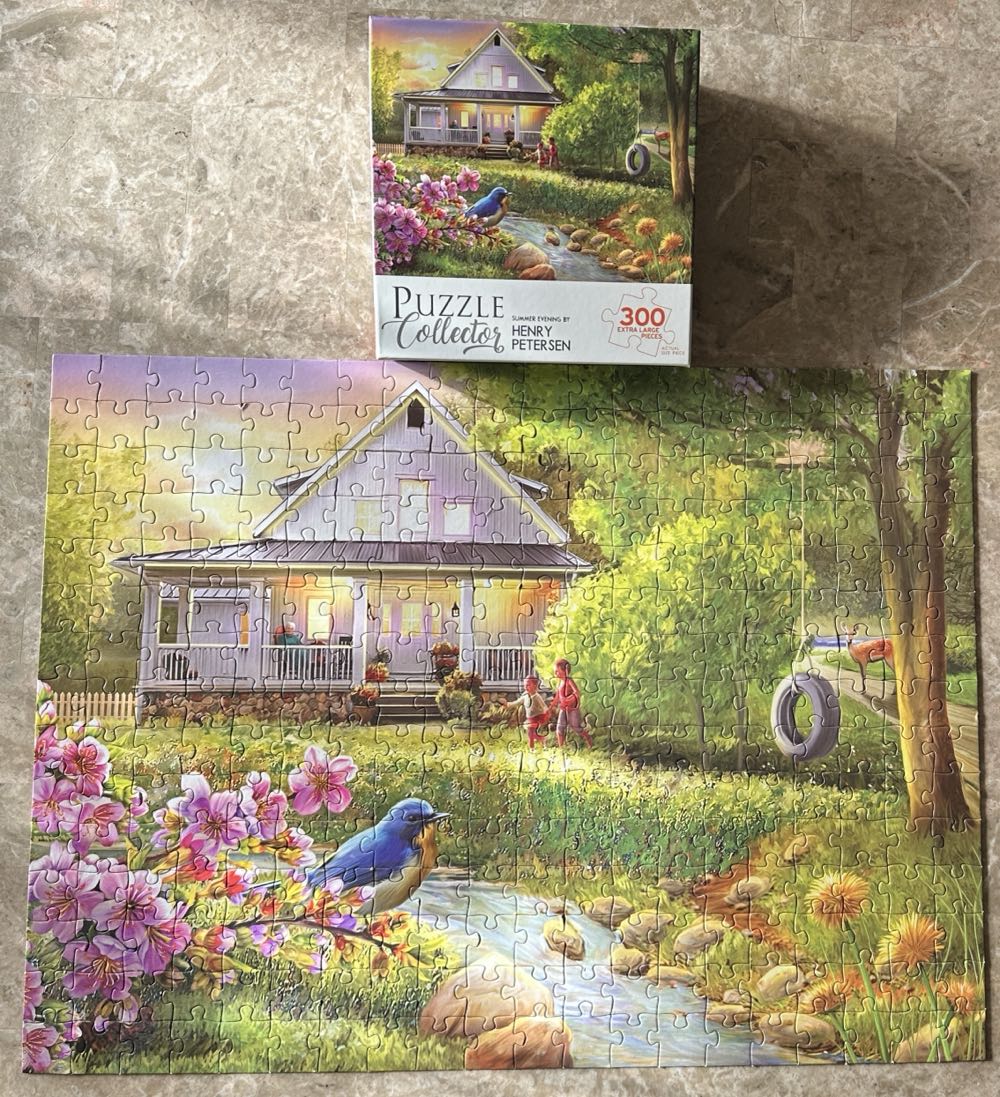 Summer Evening (v) 🧩 - Rose Art puzzle collectible [Barcode 4895145438759] - Main Image 2