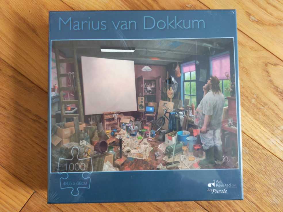 Marius Van Dokkum. Wachten Op Inspiratie. - Art Puzzle puzzle collectible [Barcode 9718330900686] - Main Image 4