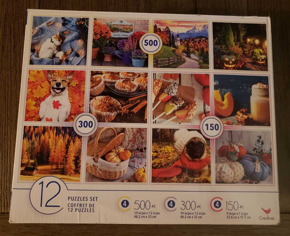 Autumn Halloween Pumpkins - Cardinal Puzzles puzzle collectible [Barcode 778988409275] - Main Image 2