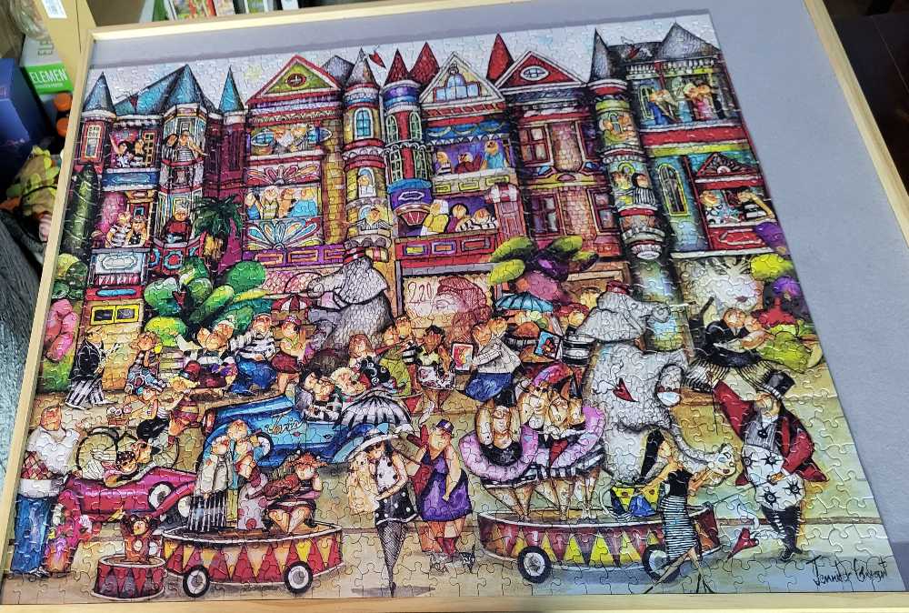 Elephant Walk - Hart Puzzles puzzle collectible [Barcode 704846706170] - Main Image 2