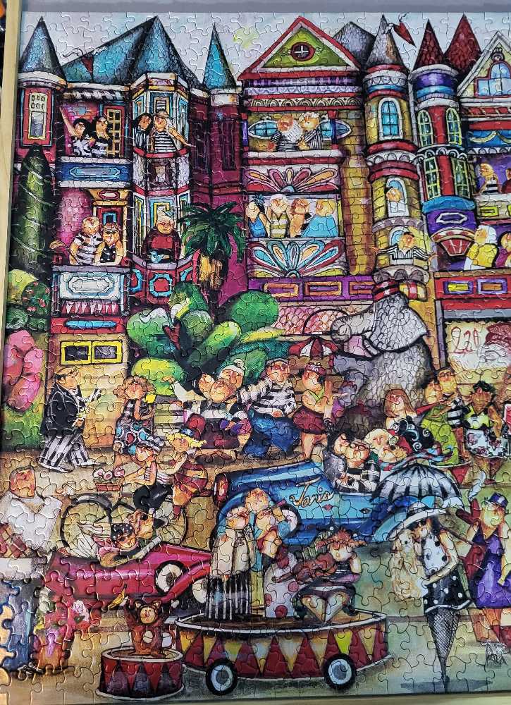 Elephant Walk - Hart Puzzles puzzle collectible [Barcode 704846706170] - Main Image 3