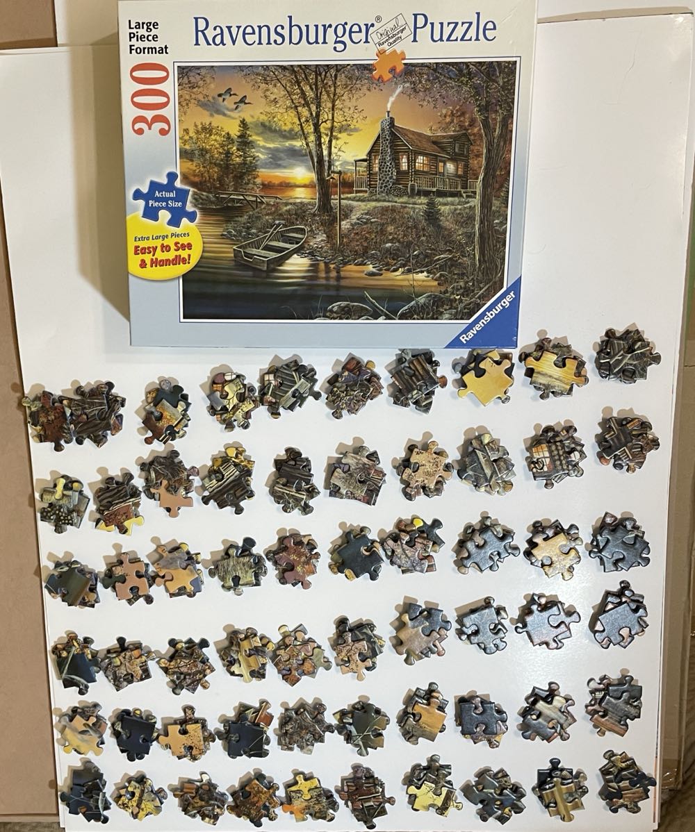 A Cabin Memory - Ravensburger puzzle collectible [Barcode 4005556135066] - Main Image 3