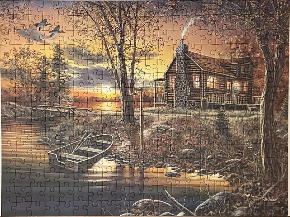 A Cabin Memory - Ravensburger puzzle collectible [Barcode 4005556135066] - Main Image 4