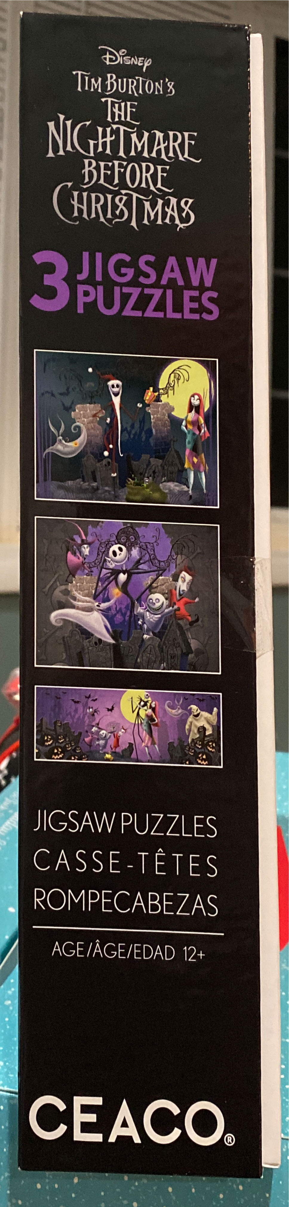 Nightmare Before Christmas 3 Jigsaw Puzzles - Ceaco puzzle collectible [Barcode 021081350709] - Main Image 2