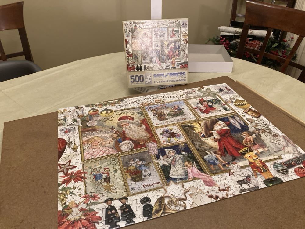 Christmas Greetings (UV) NFT - Bits And Pieces puzzle collectible [Barcode 192949034984] - Main Image 2