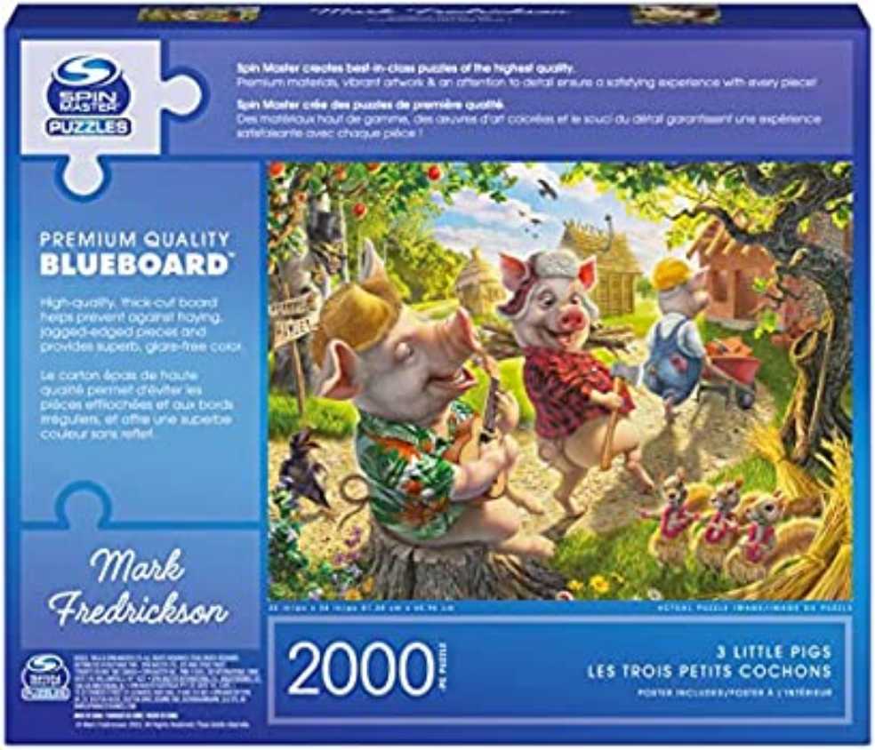 3 Little Pigs - Spin Master puzzle collectible [Barcode 778988440650] - Main Image 2